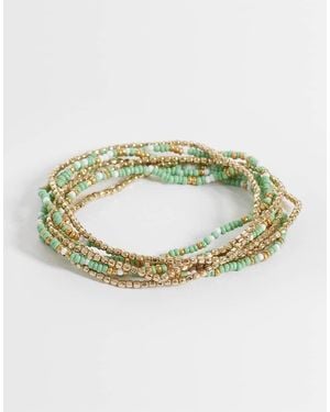 ASOS Multi-pack Of Stacking Bracelets - Metallic