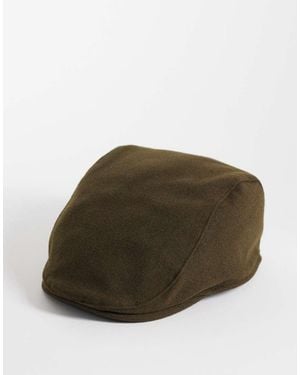 ASOS Felt Flat Cap - Brown