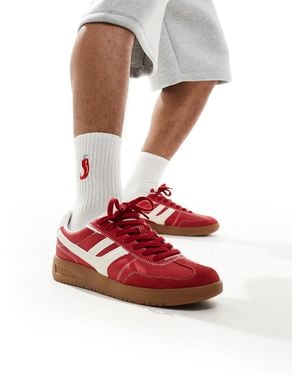 Pull&Bear Retro Gum Sole Sneaker - White