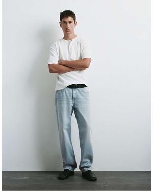 Pull&Bear Straight-leg Jeans - White