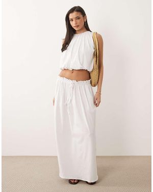 ASOS Full Skirt - Natural