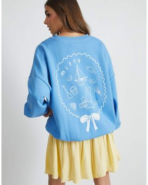 Skinnydip London London Miffy Seaside Outline Sweatshirt - Blue