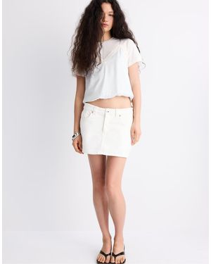 Stradivarius Double-layer Camisole T-shirt - White