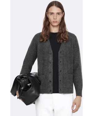 AllSaints Wulf gilet en charbon - Noir