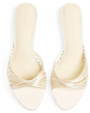 NA-KD Strappy Mules - Natural
