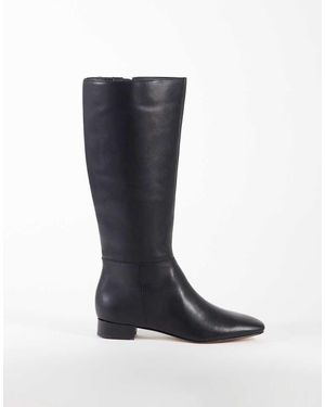 Dolce Vita Tywin Botas Por La Rodilla De Cuero - Azul