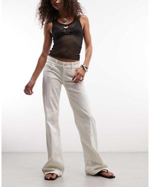 Weekday Flared Broek - Wit