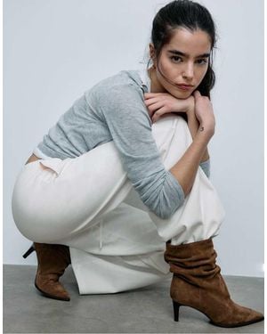 Stradivarius Wide-leg jogger Trousers - Grey