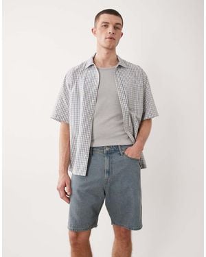 JJ Rebel Relaxed Denim Shorts - Grey