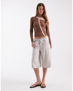 Levi's Shorts Di Jeans Lunghi Super Baggy Grigi - Grigio