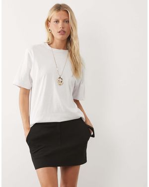 ASOS Interlock Mini Skirt - White