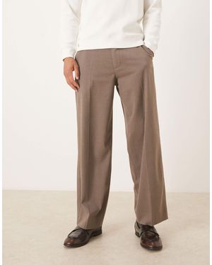 Abercrombie & Fitch Smart baggy Trouser - Natural