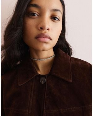 Pull&Bear – zarte choker-halskette - Braun