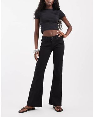 JJXX Texas Low Rise Flared Jeans - Zwart