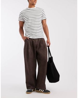 ASOS Barrel Jeans - White