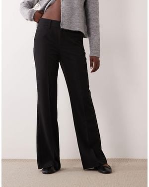 Gina Tricot Relaxed Bootcut Pants - Black