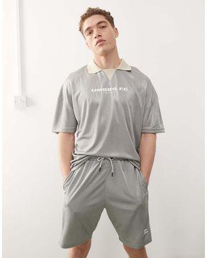 Umbro T-Shirt Stile Maglia Da Calcio - Grigio
