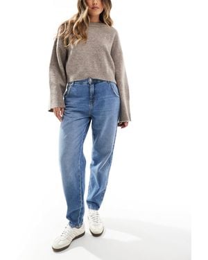 ONLY Troy High Waist Carrot Fit Jeans - Blue