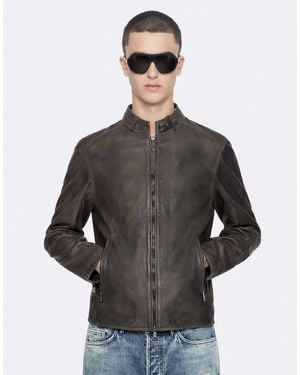 AllSaints Veste cora en graphite - Gris