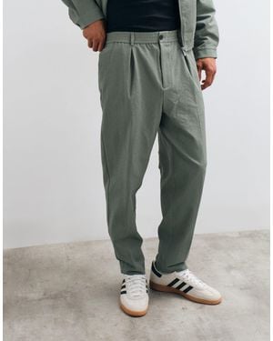 ASOS Smart Carrot Fit Pants - Green