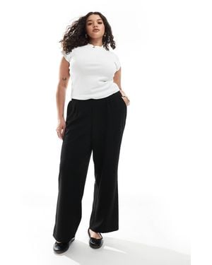 Vero Moda Jersey Crepe Cropped Pants - Black