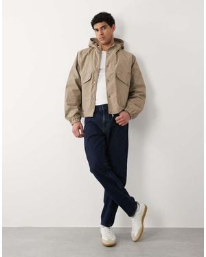 Farah Shenley Hooded Bomber Jacket - White