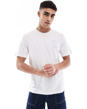 Jack & Jones Chest Print T-shirt - White