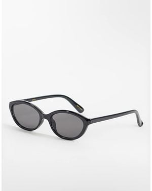 Mango Oval Sunglasses - White