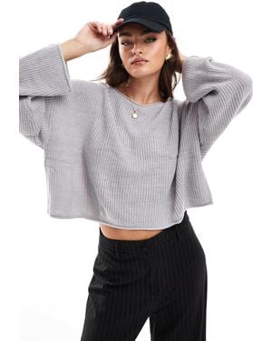 Miss Selfridge – lockerer pullover - Grau
