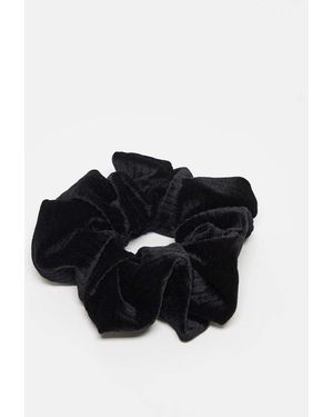 Nike Nike Velvet Gathered Hair Scrunchie - Black