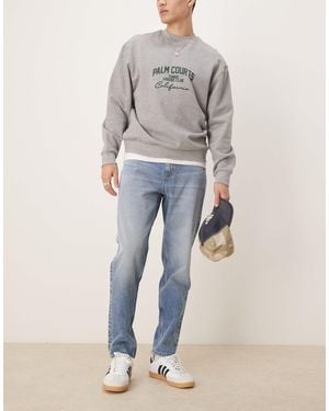 ASOS – karottenjeans - Grau