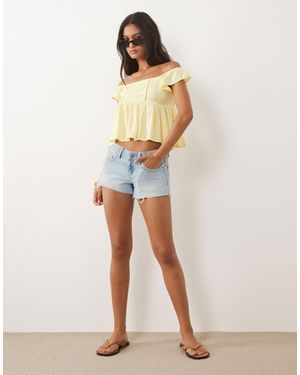 Wednesday's Girl – luftige bluse - Gelb