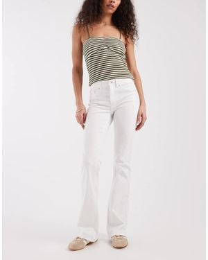 ONLY Blush High Waist Flared Jeans - White