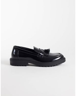 SEQWL Pier Chunky Tassle Loafer - Black