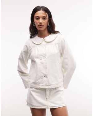 Reclaimed Vintage Denim Jacket - White