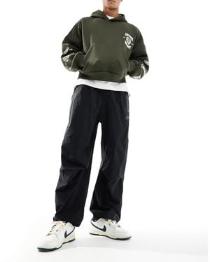 Nike Tech Woven Oversized Pants - Black