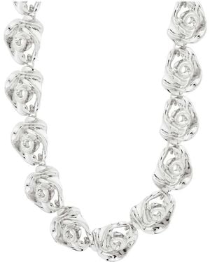 Pilgrim Collana Interna Placcata - Bianco