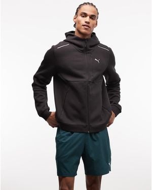 PUMA Tech Full Zip Hoodie - Black