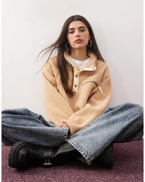 Columbia – helvetia ii – cropped-fleecepullover - Grau