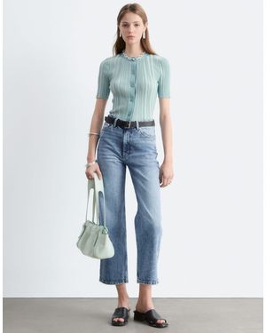 & Other Stories – weit geschnittene cropped-jeans - Blau
