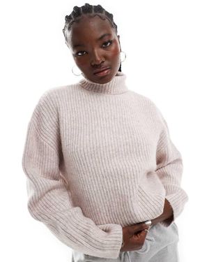 ONLY Long Sleeve Rollneck Jumper - Grey