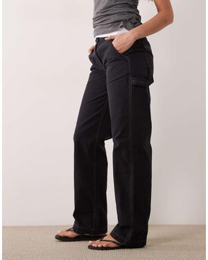 Timberland Rechte Broek Van Canvas - Blauw