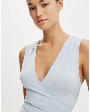 Cotton On Marlo Wrap Tank - White