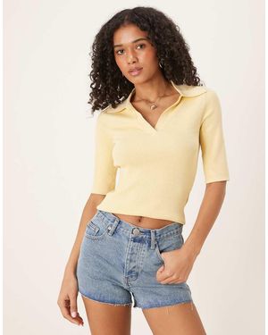 Glamorous Cut-Off Frayed Shorts - Blue