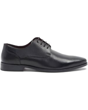 Thomas Crick Falcon - derbies élégantes en cuir à lacets - Noir