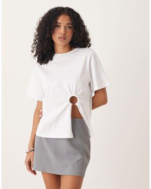 ASOS – oversize-t-shirt - Weiß
