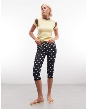 Collusion Polkadot Capris - Multicolor