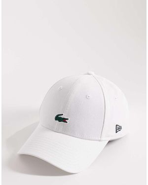 Lacoste X New Era 9Forty Logo Cap - White