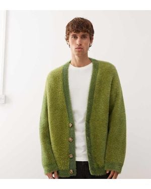 Collusion Cardigan Soffice - Verde