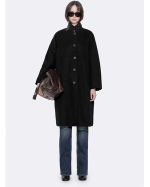 AllSaints Abrigo Effie - Negro